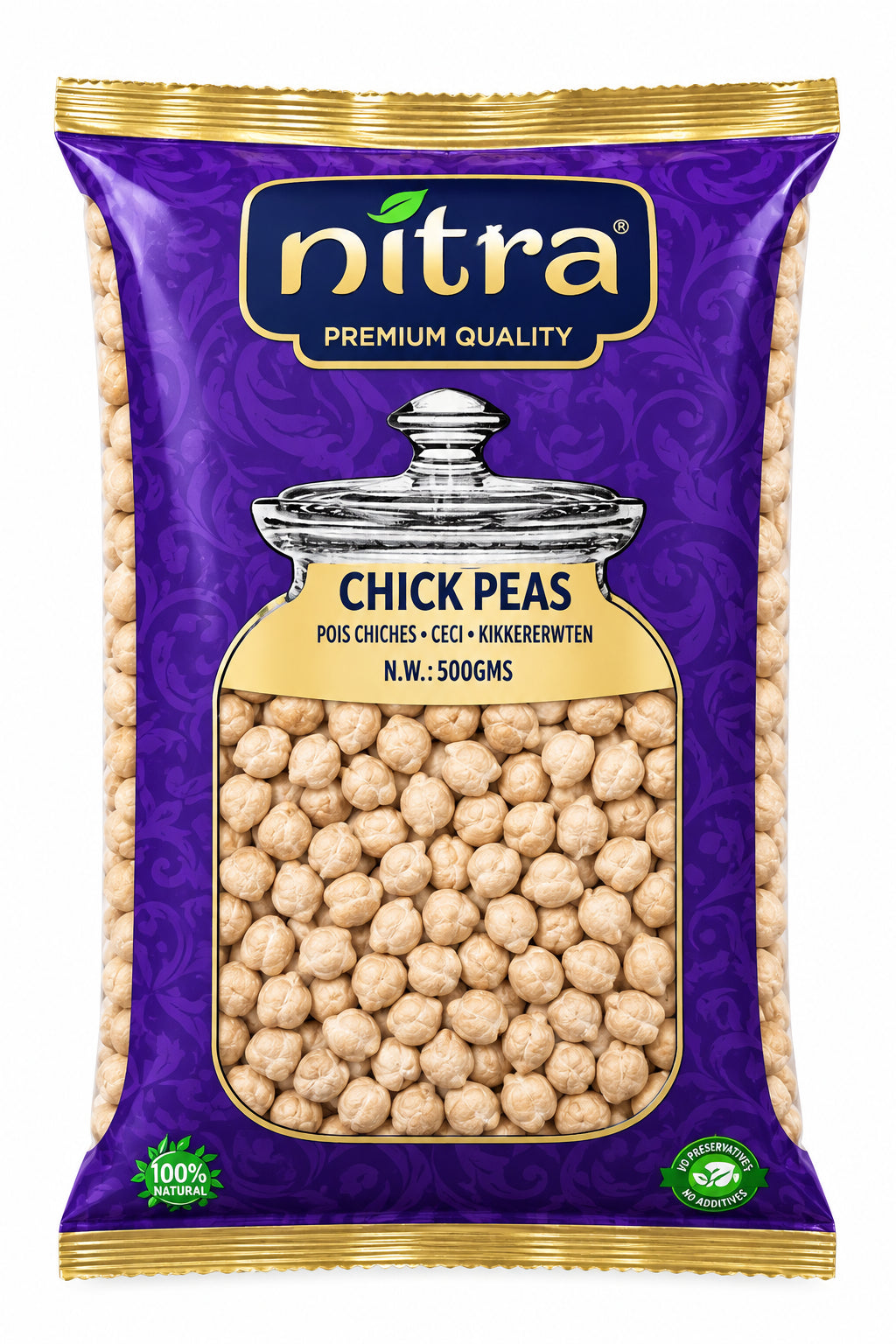 Nitra Chick Peas 500g