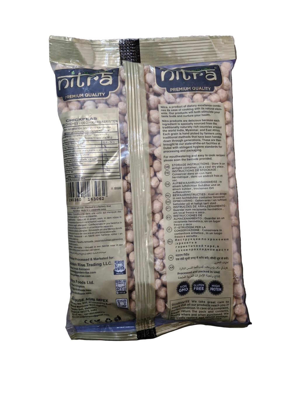 Nitra Chick Peas 500g