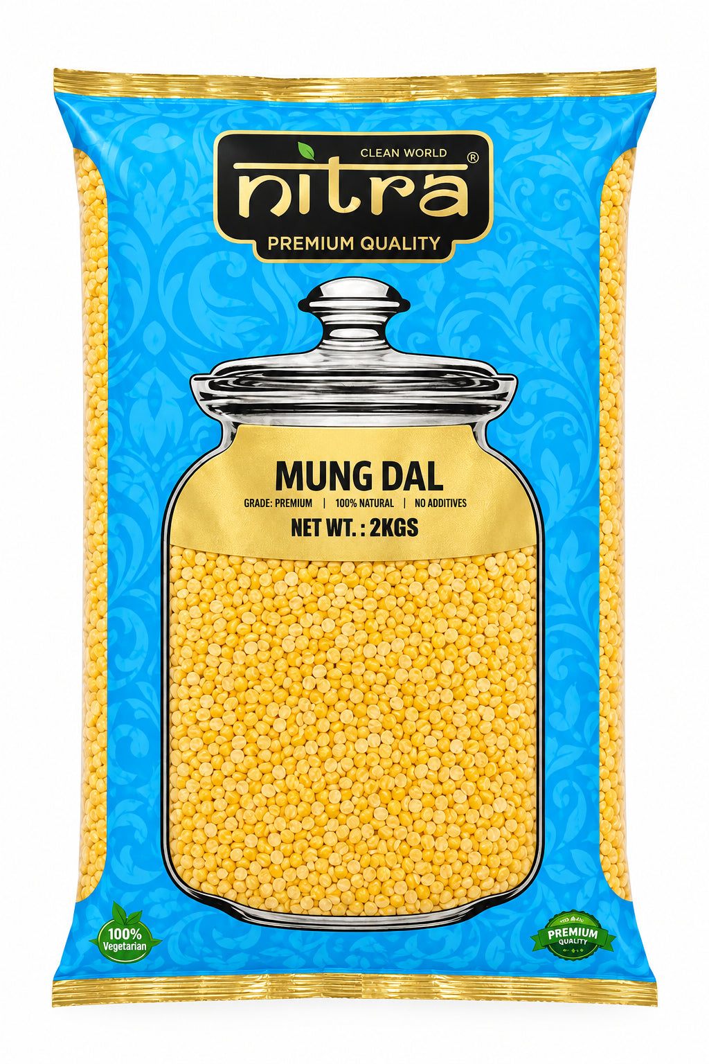 Nitra Mung Dal Yellow 2kg