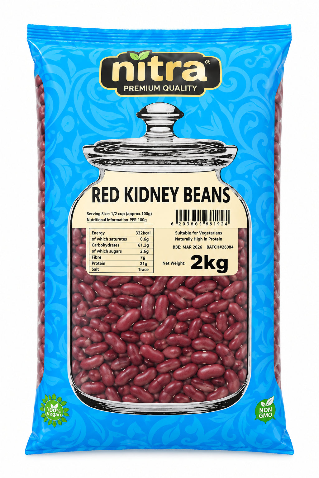 Nitra Red Kidney Beans 2kg