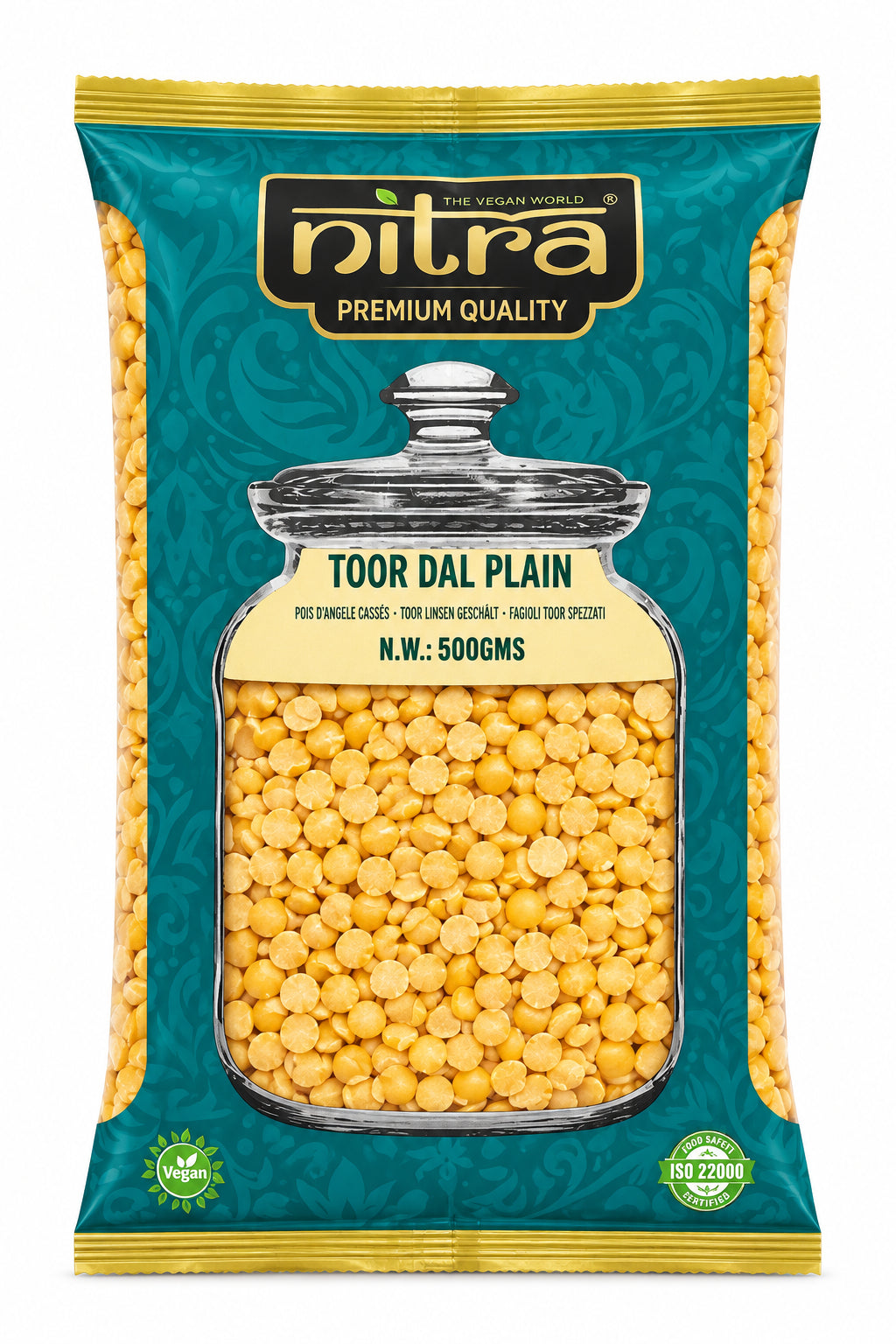 Nitra Toor Dal Plain 500g