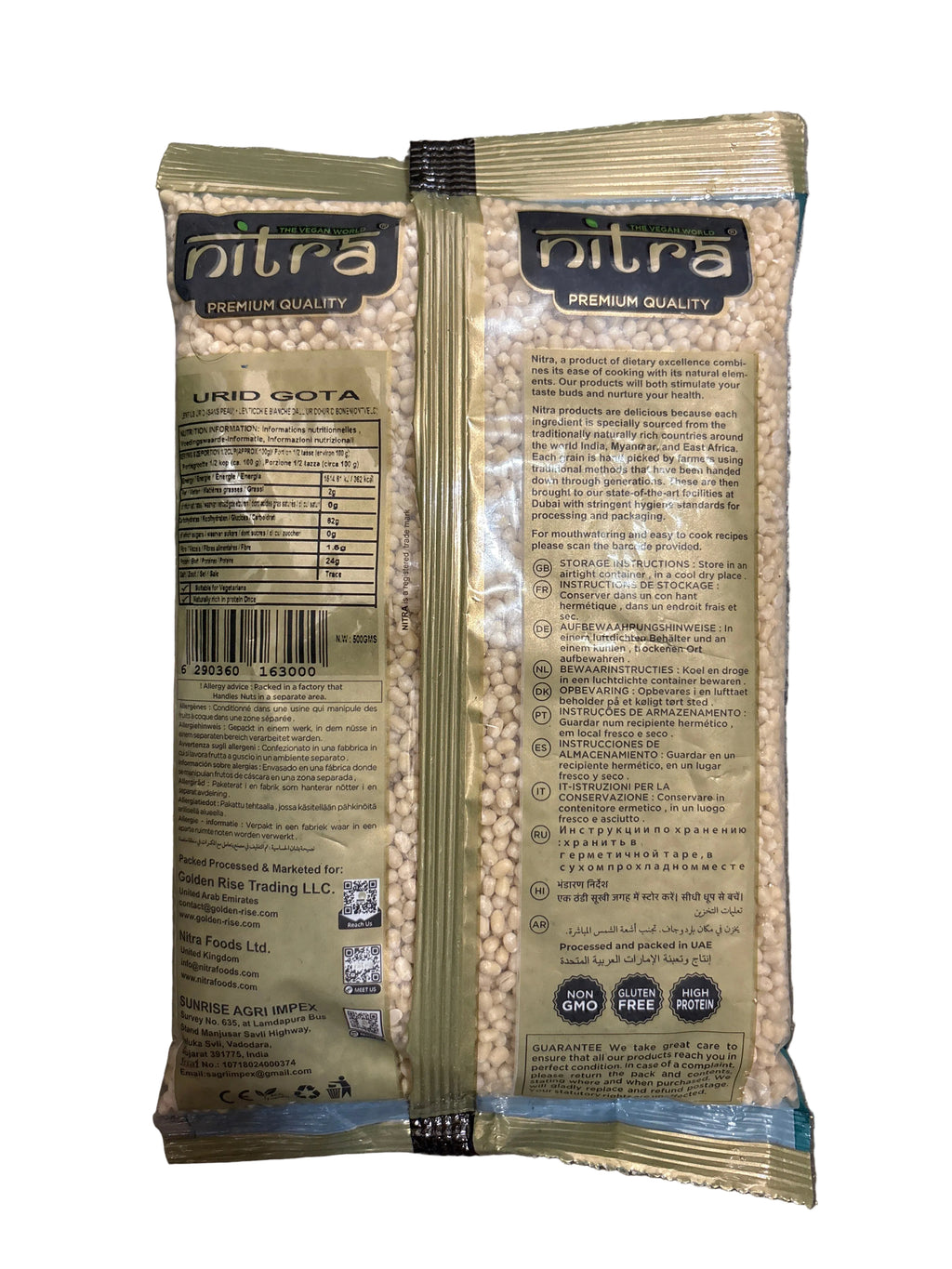 Nitra Urid Gota 500g