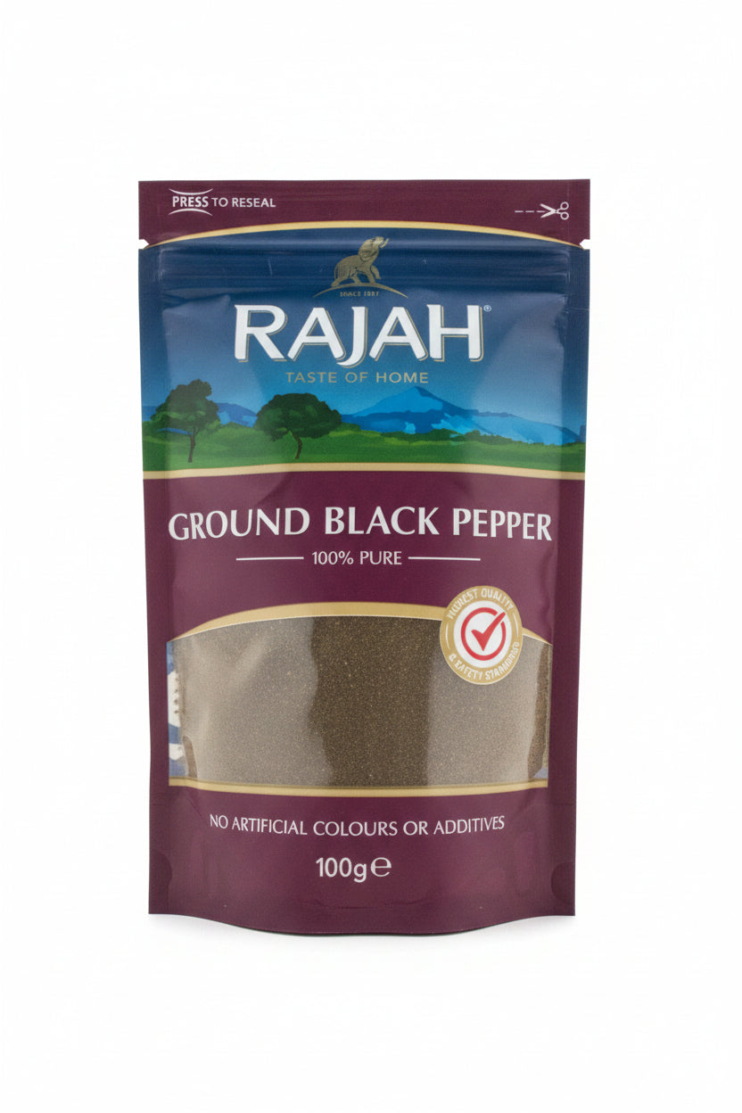 Rajah Ground Black Pepper 100g