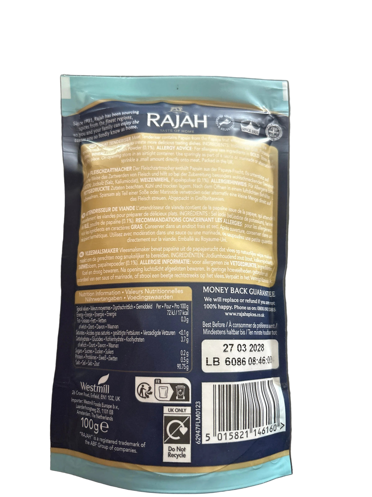 Rajah Meat Tenderiser 100g