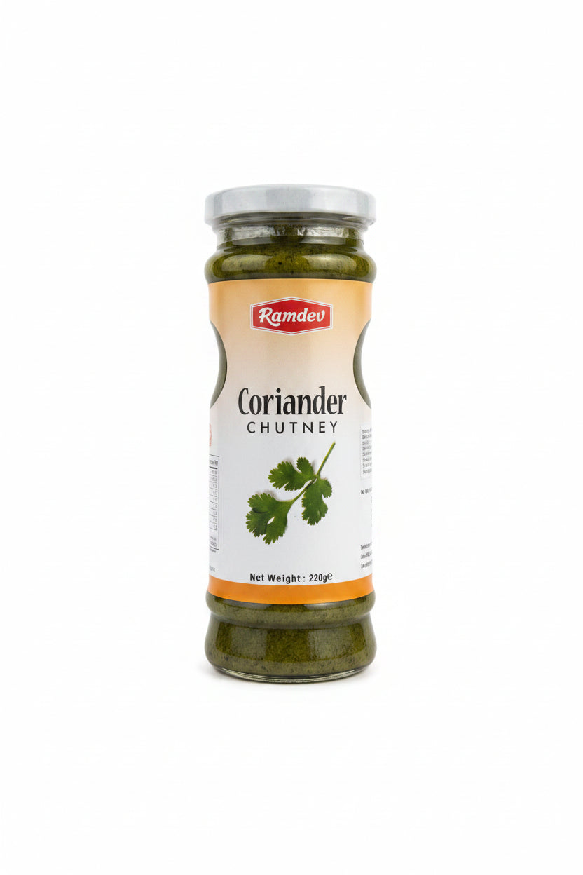 Ramdev Coriander Chutney 220g Mix & Match 2 For £5