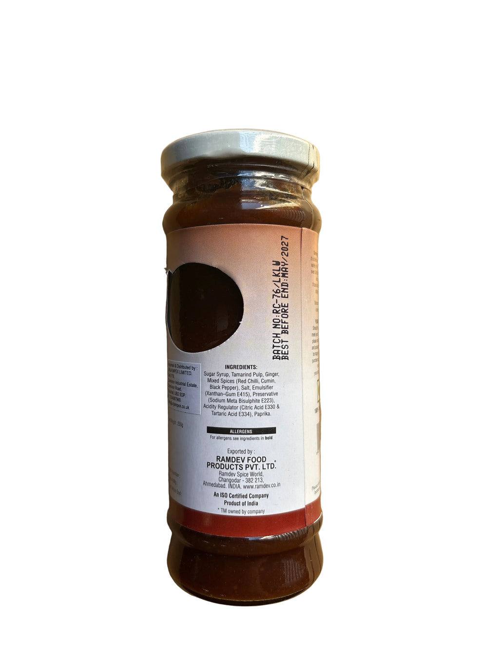 Ramdev Samosa Chutney 250g Mix & Match 2 For £5