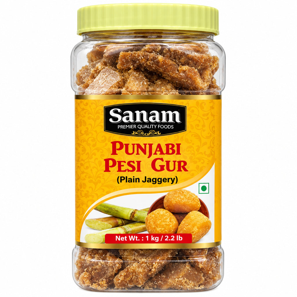 Sanam Jaggery Punjabi Pesi Gur 1kg