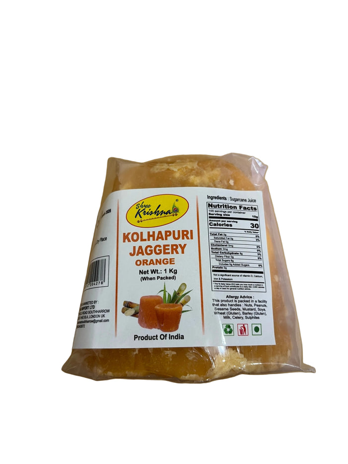 Shree Krishna Kohlapuri Jaggery 1kg