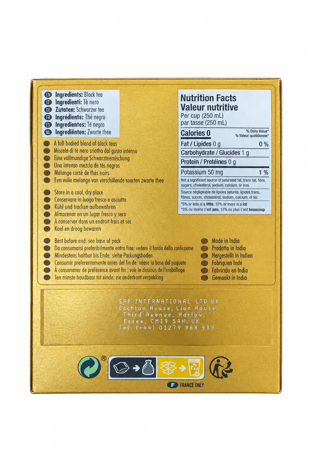 Tata Gold Black Loose Tea 450g