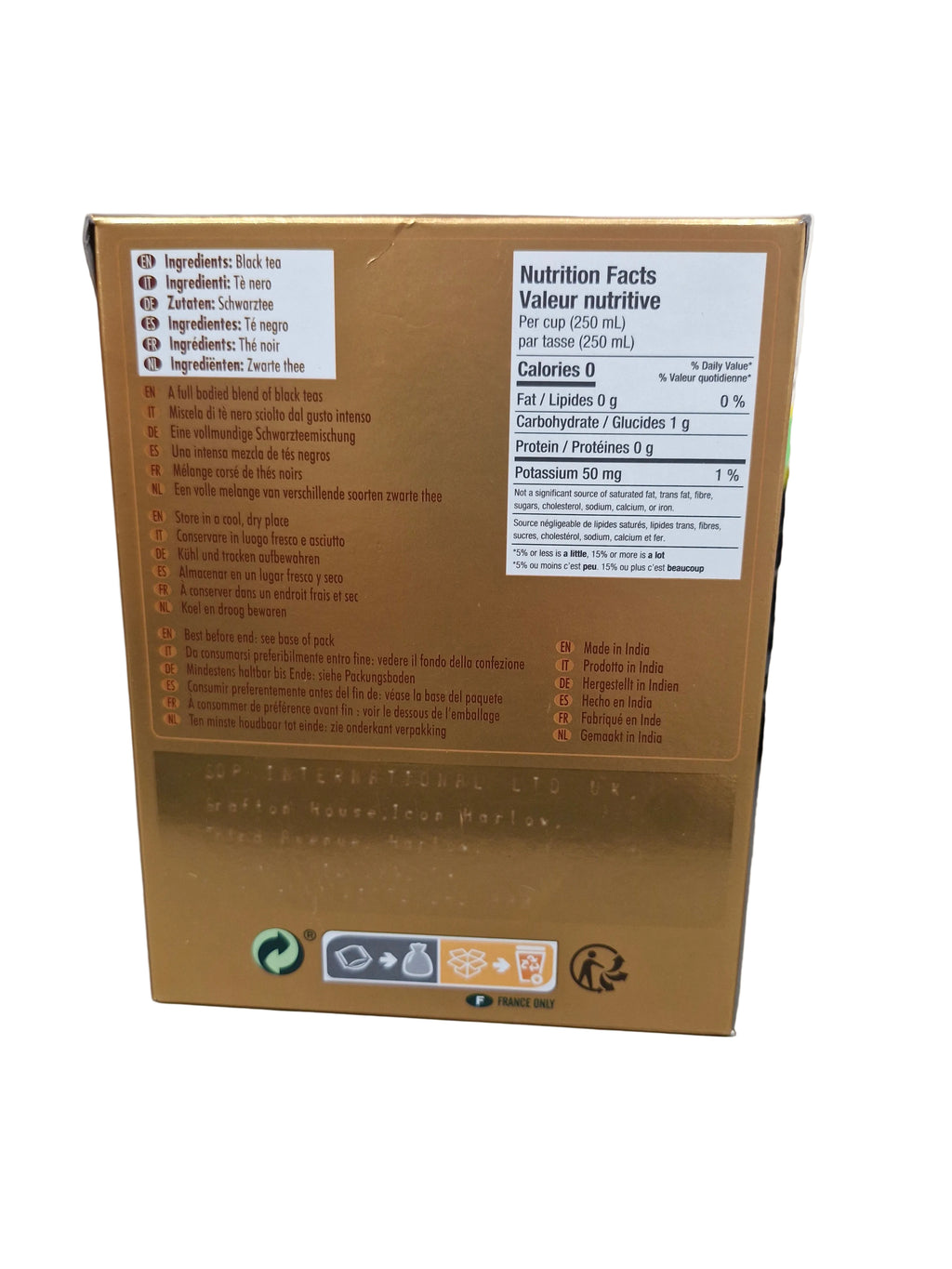 Tata Gold Black Loose Tea 900g