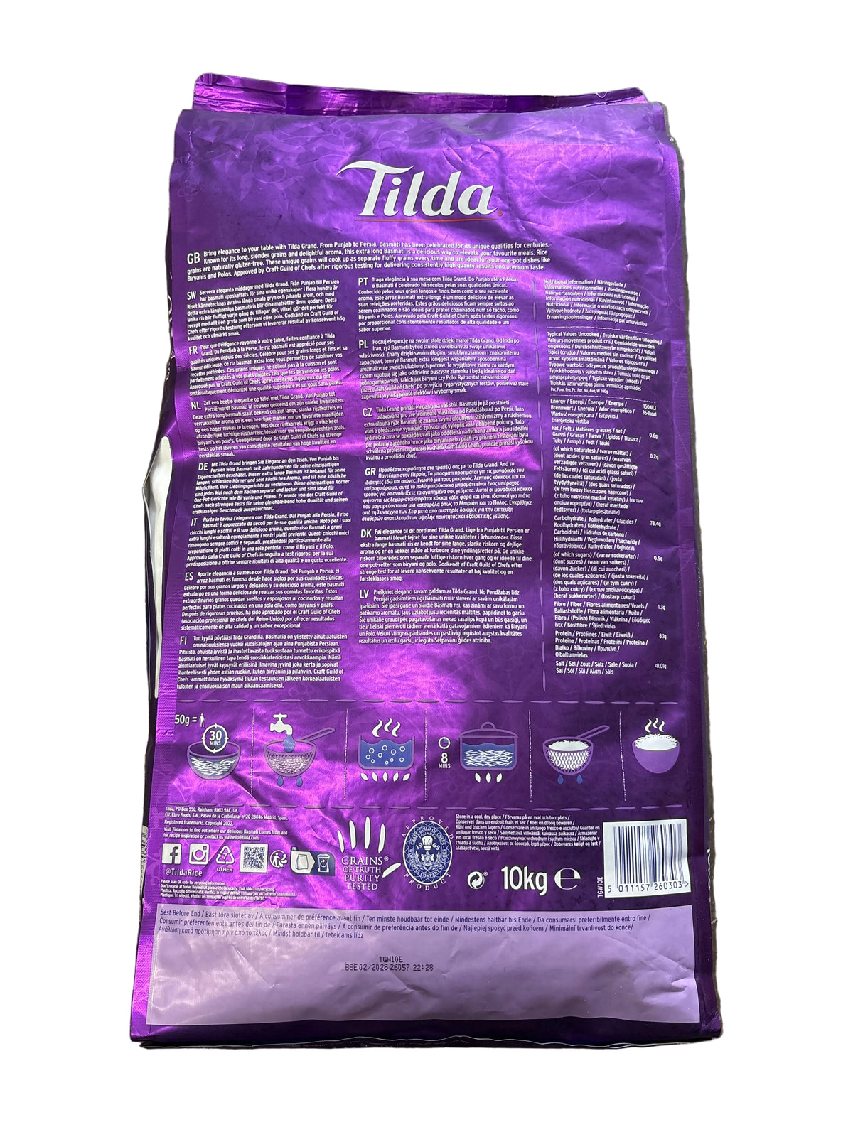 Tilda Grand Extra Long Basmati 10kg