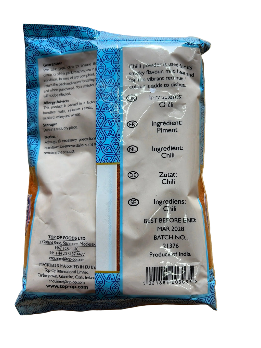 Top OP Chilli Powder 400g