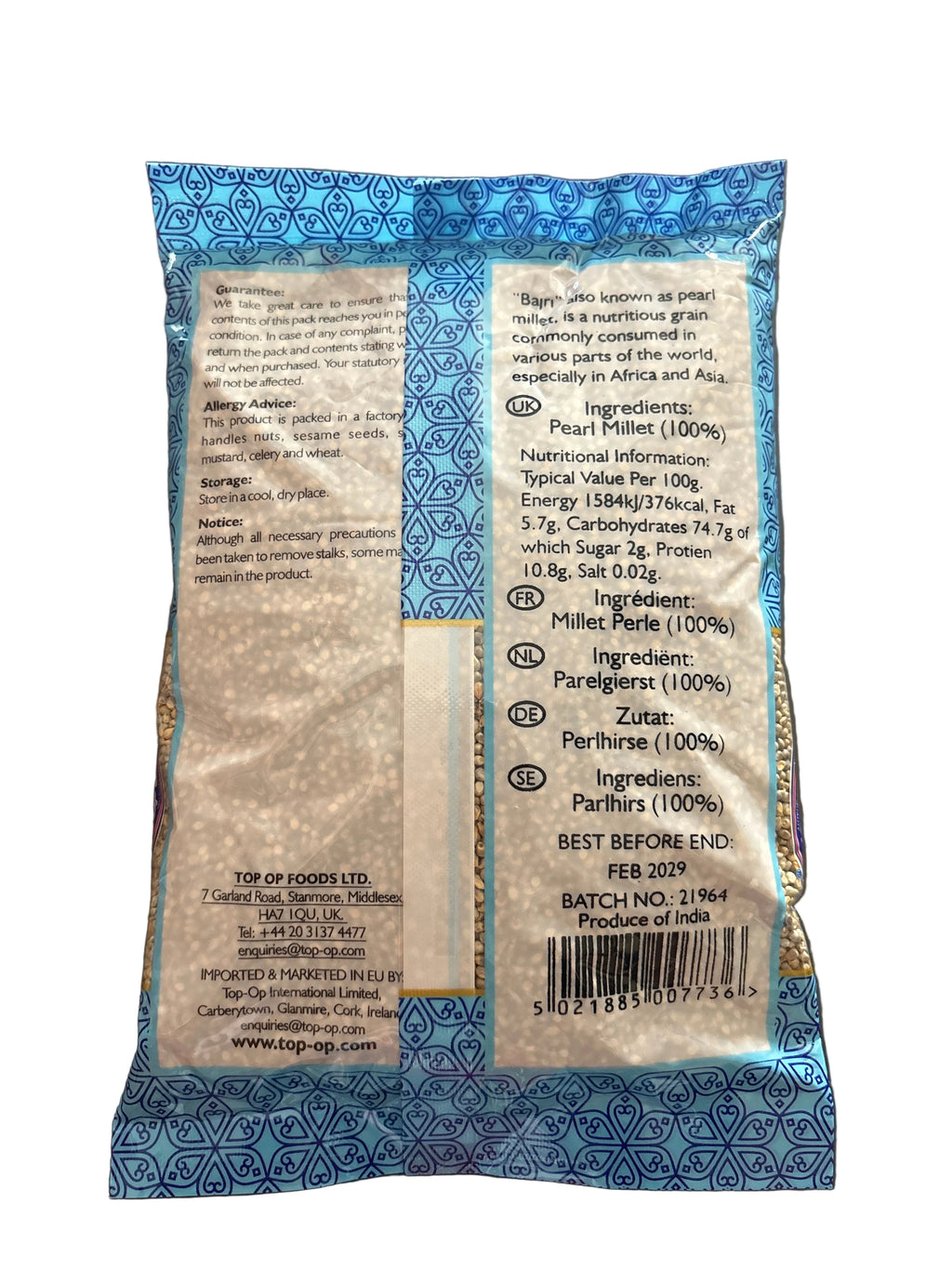 Top Op Bajri Whole 500g