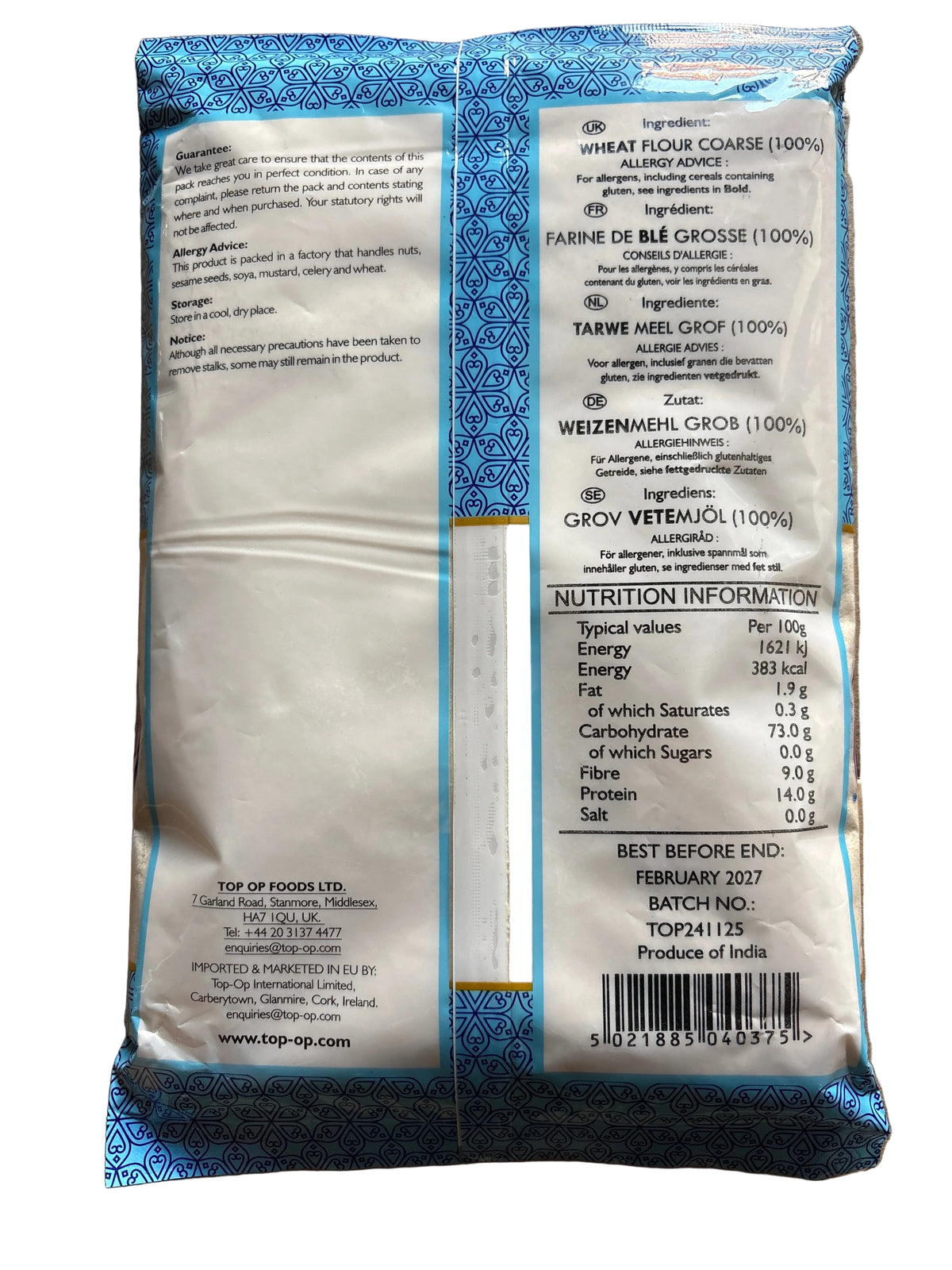 Top Op Bhakri Flour 1kg