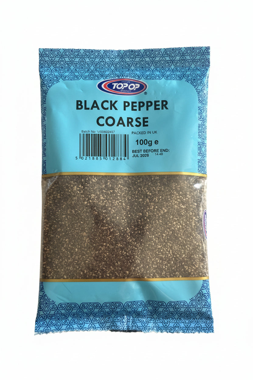 Top Op Black Pepper Coarse 100g