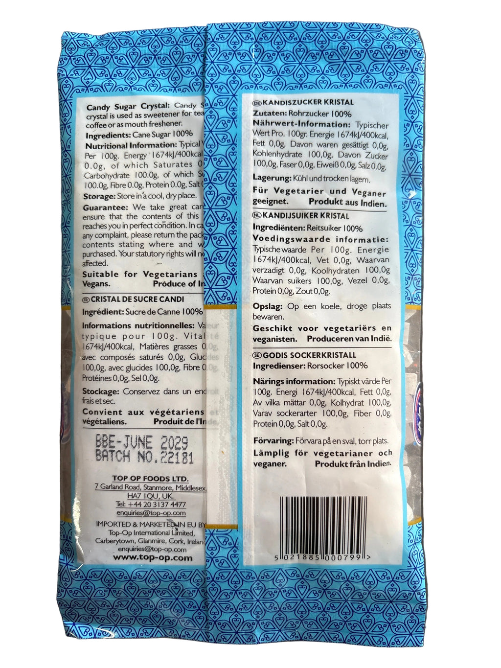 Top Op Candy Sugar Crystal 100g