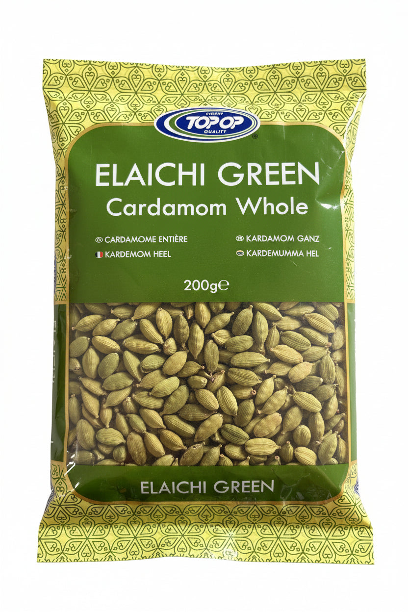 Top Op Cardamom Whole Green 200g