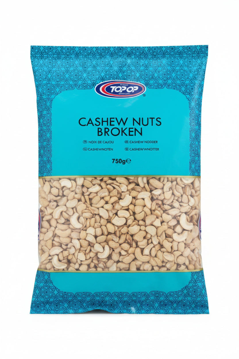 Top Op Cashew Nuts Broken 750g