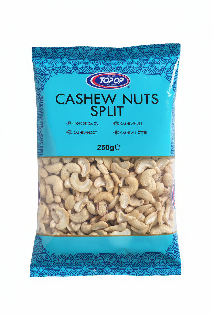 Top Op Cashew Nuts Split 250g