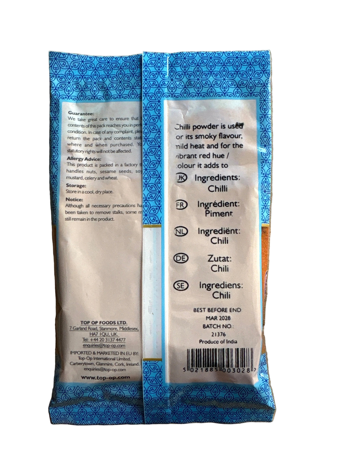 Top Op Chilli Powder 100g