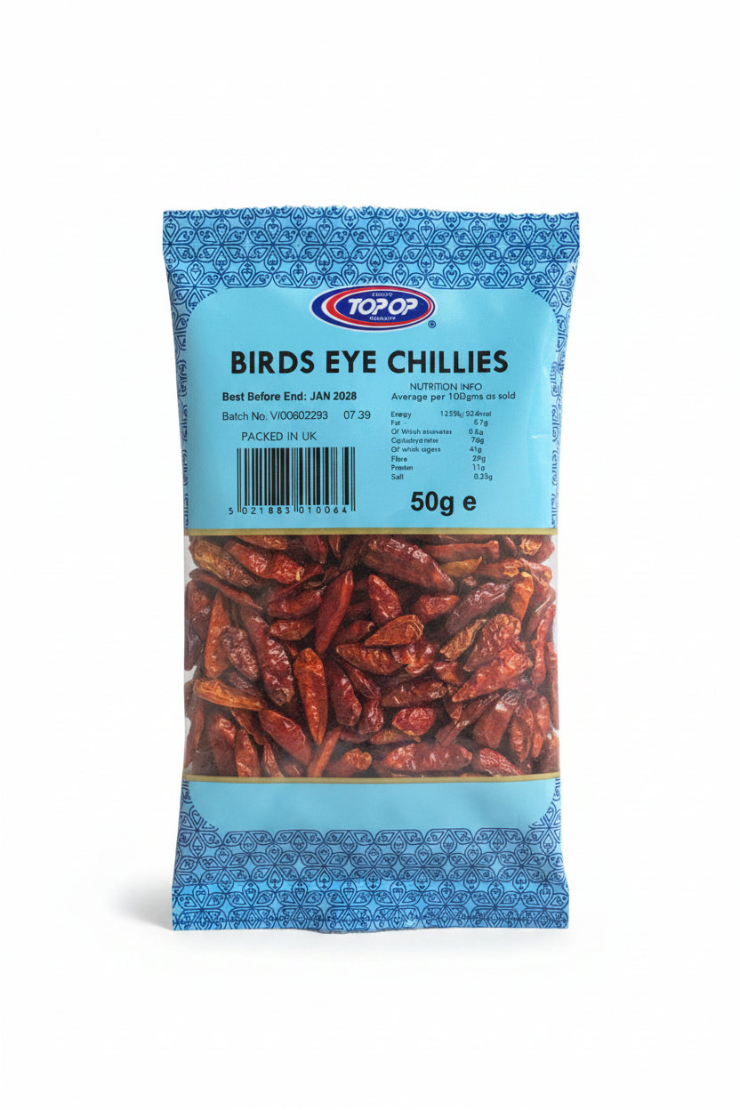 Top Op Chillies Birds Eye 50g
