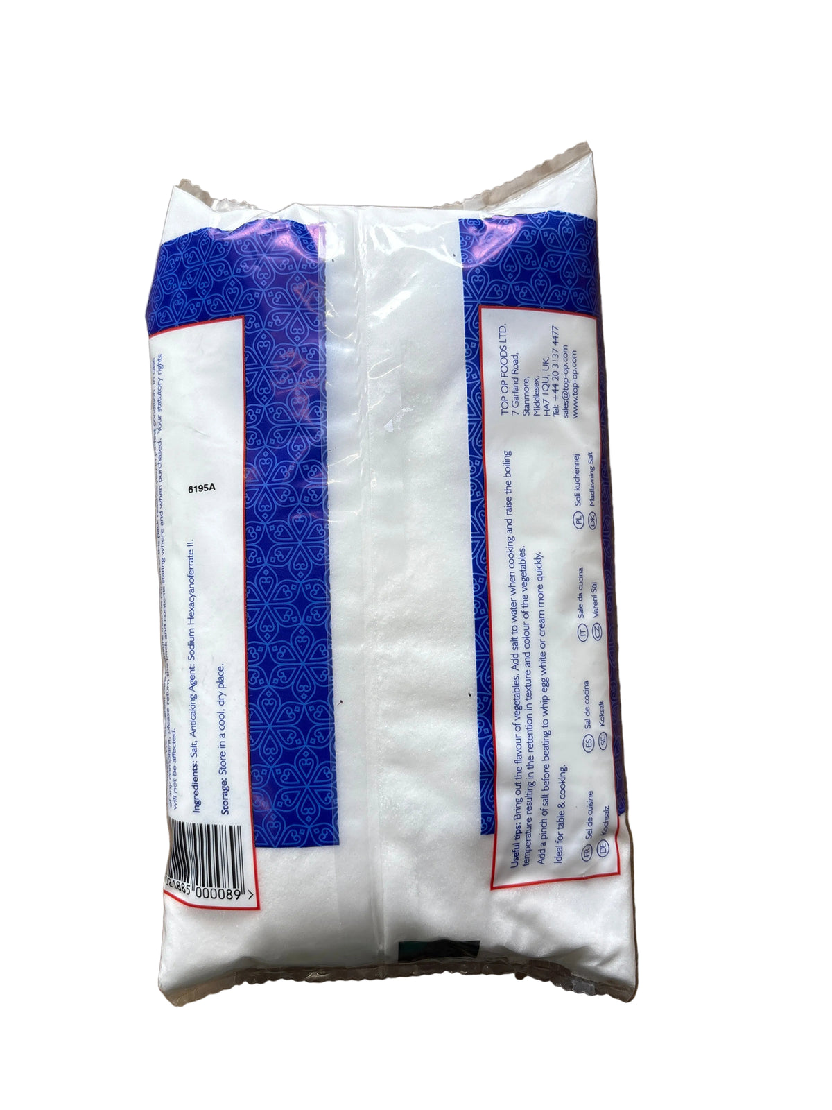 Top Op Cooking Salt 1.5kg