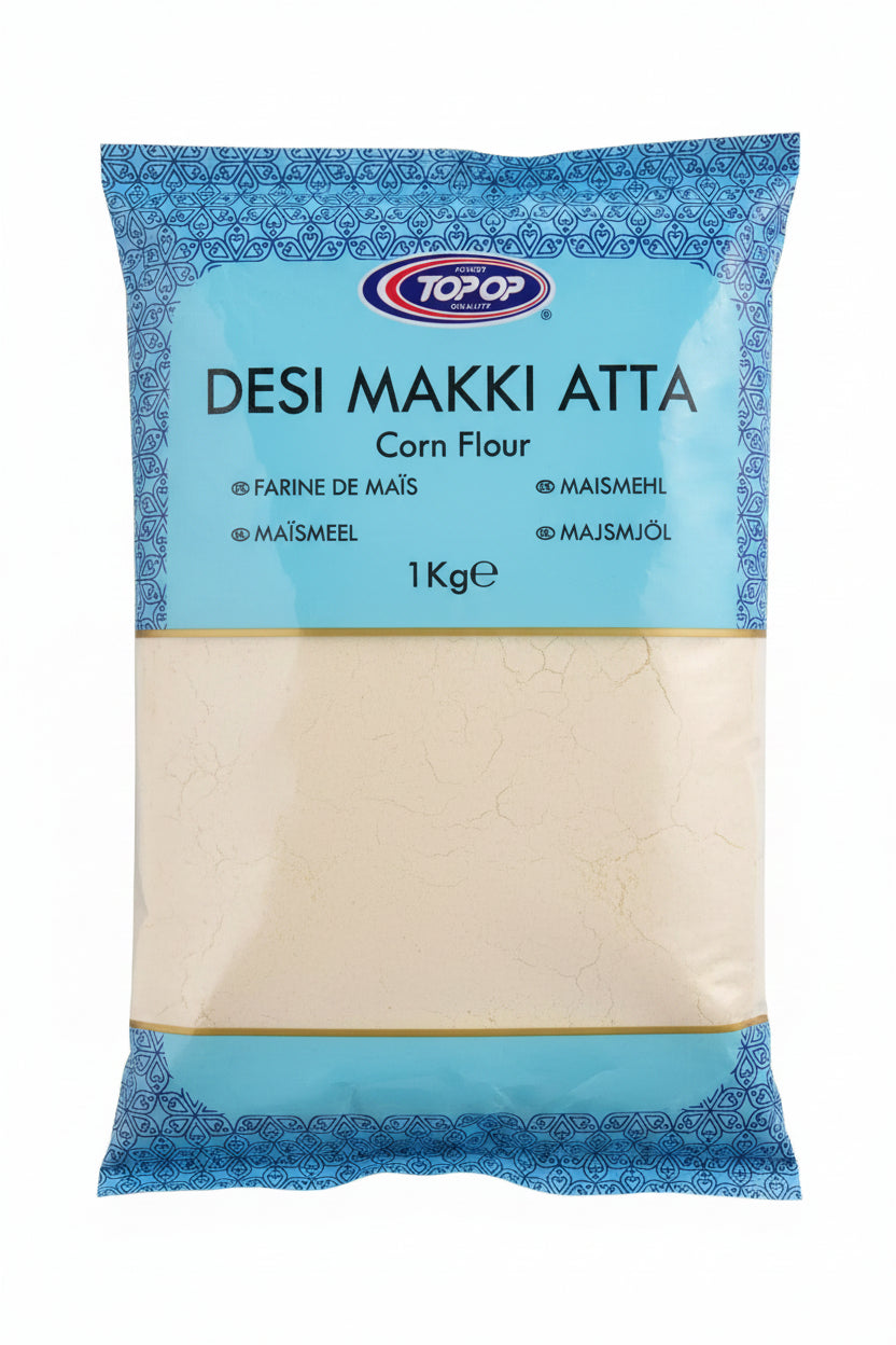 Top Op Desi Makki Atta 1kg