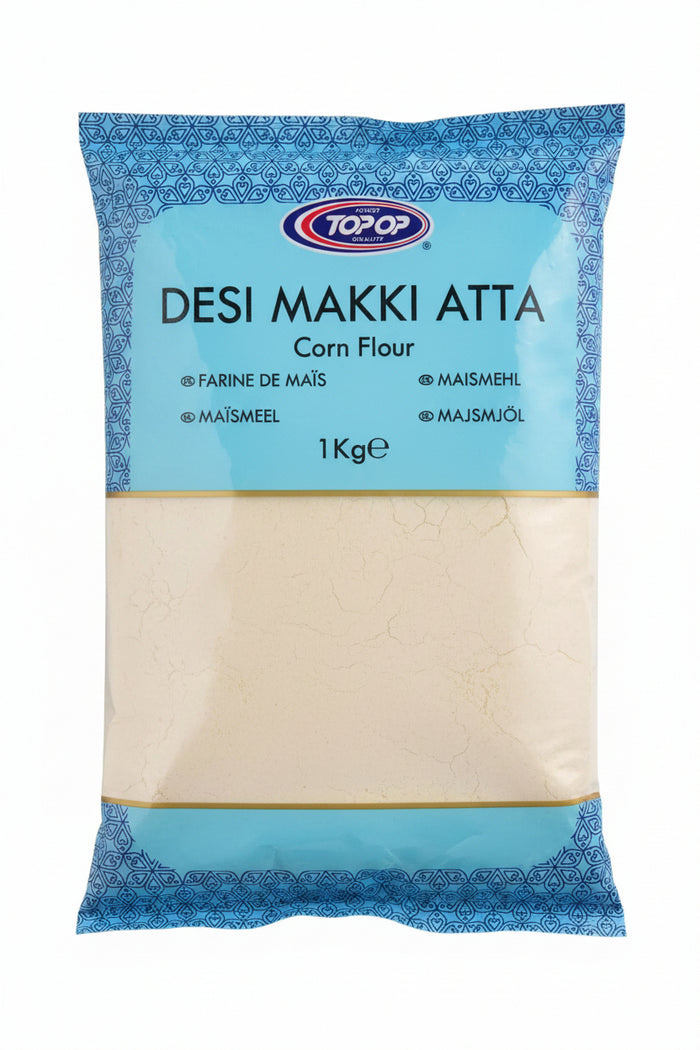 Top Op Desi Makki Atta 1kg
