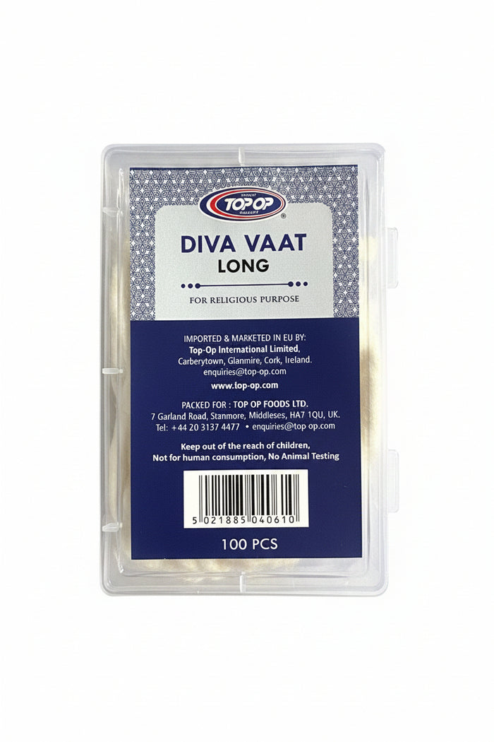 Top Op Diva Vaat Long Cotton Wick 100 Pcs