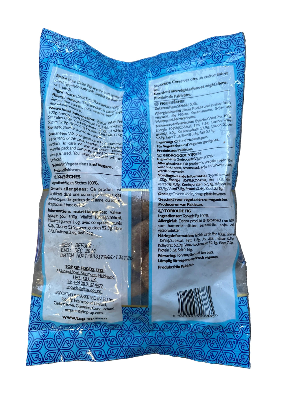 Top Op Dry Figs 250g