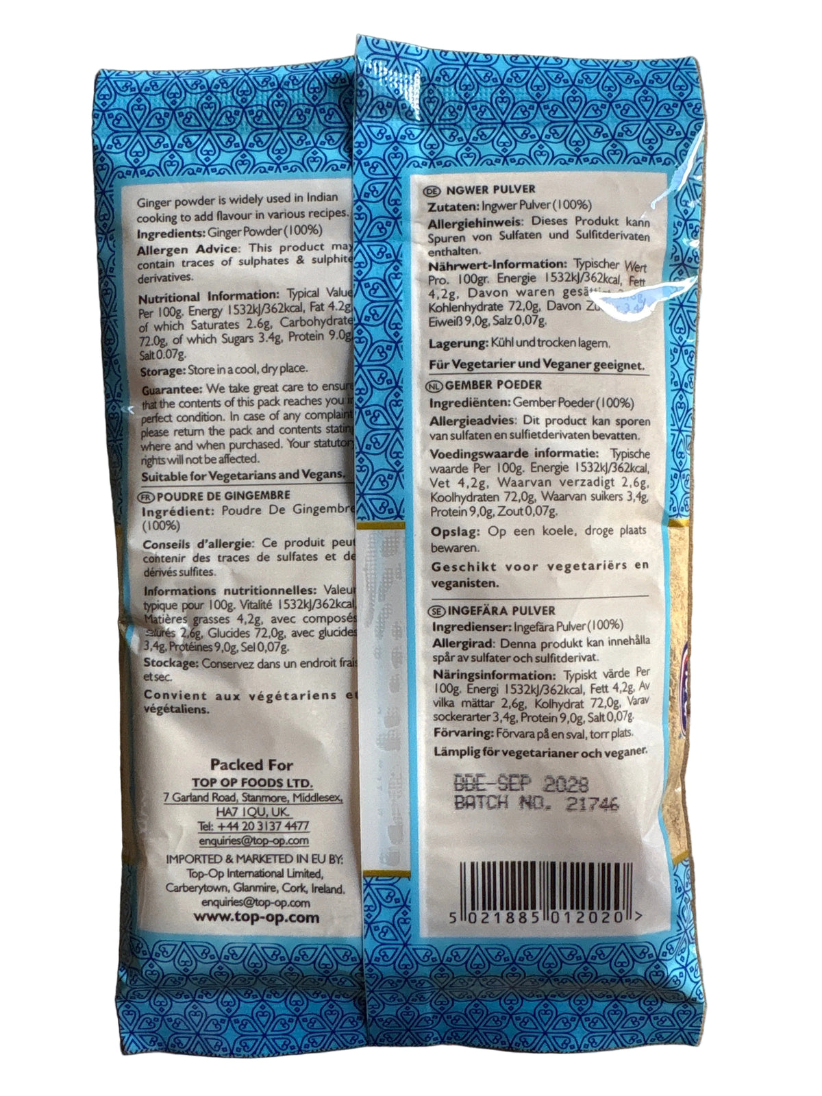 Top Op Ginger Powder 100g