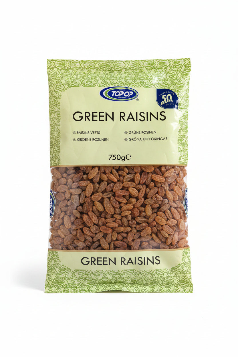 Top Op Green Raisins 750g