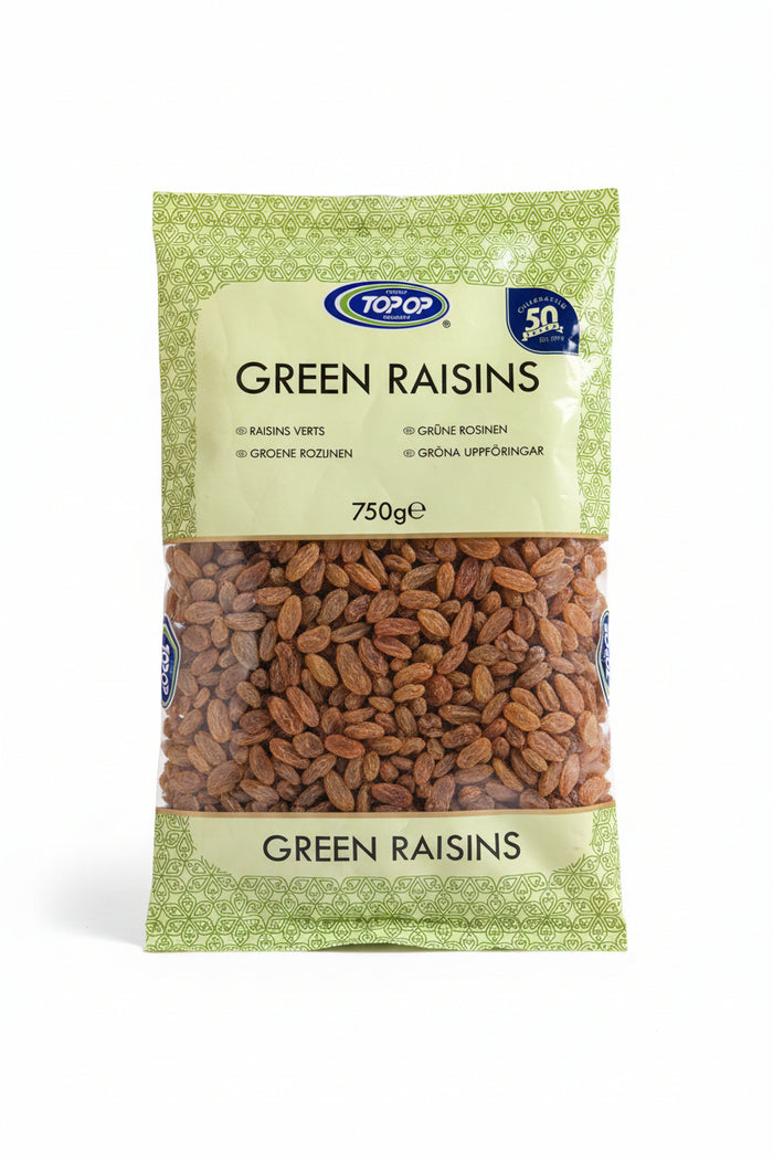 Top Op Green Raisins 750g