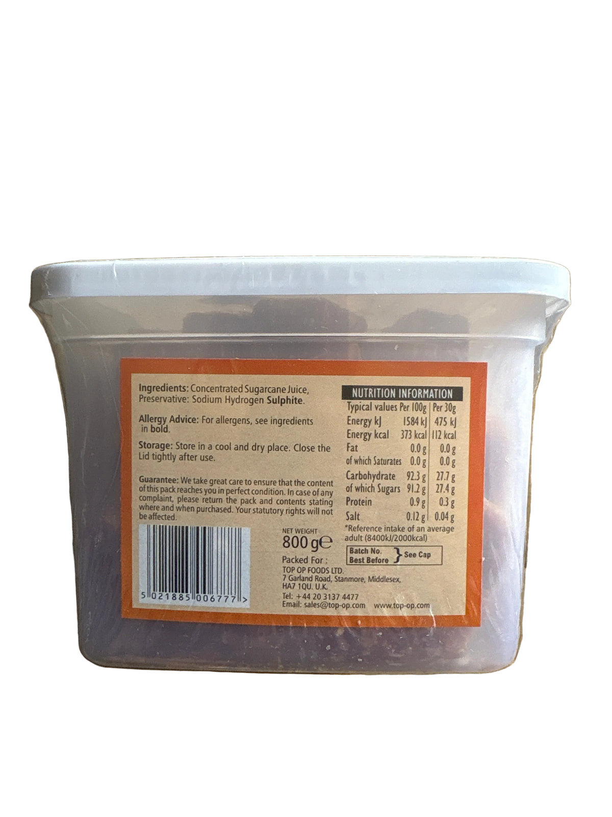 Top Op Jaggery Cubes 800g