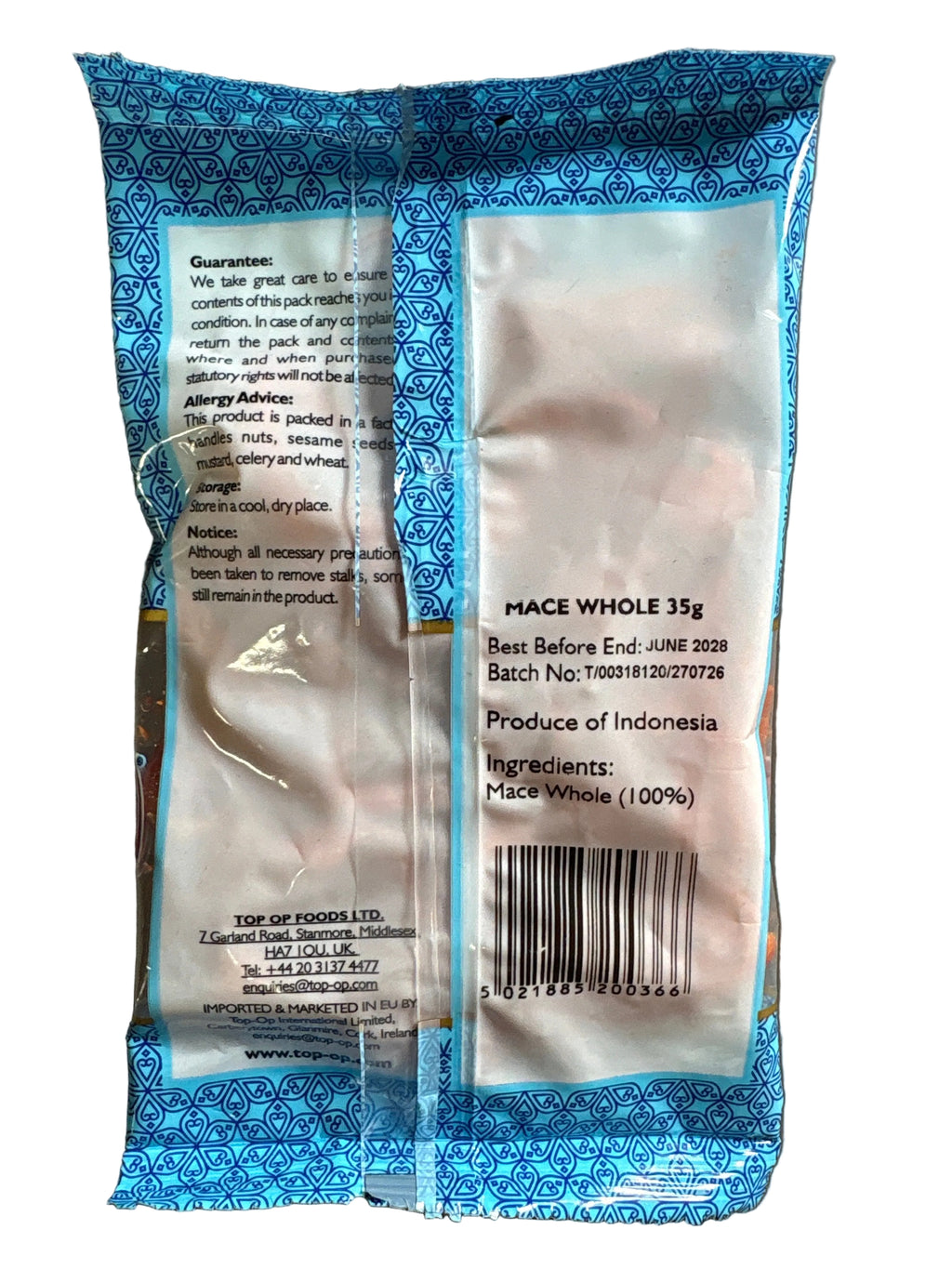 Top Op Javantry Whole 35g