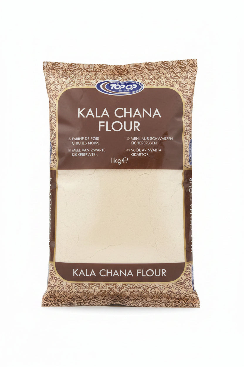 Top Op Brown Chick Peas Kala Chana Flour 1kg