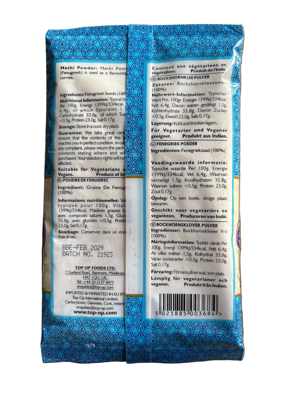 Top Op Methi Powder 100g