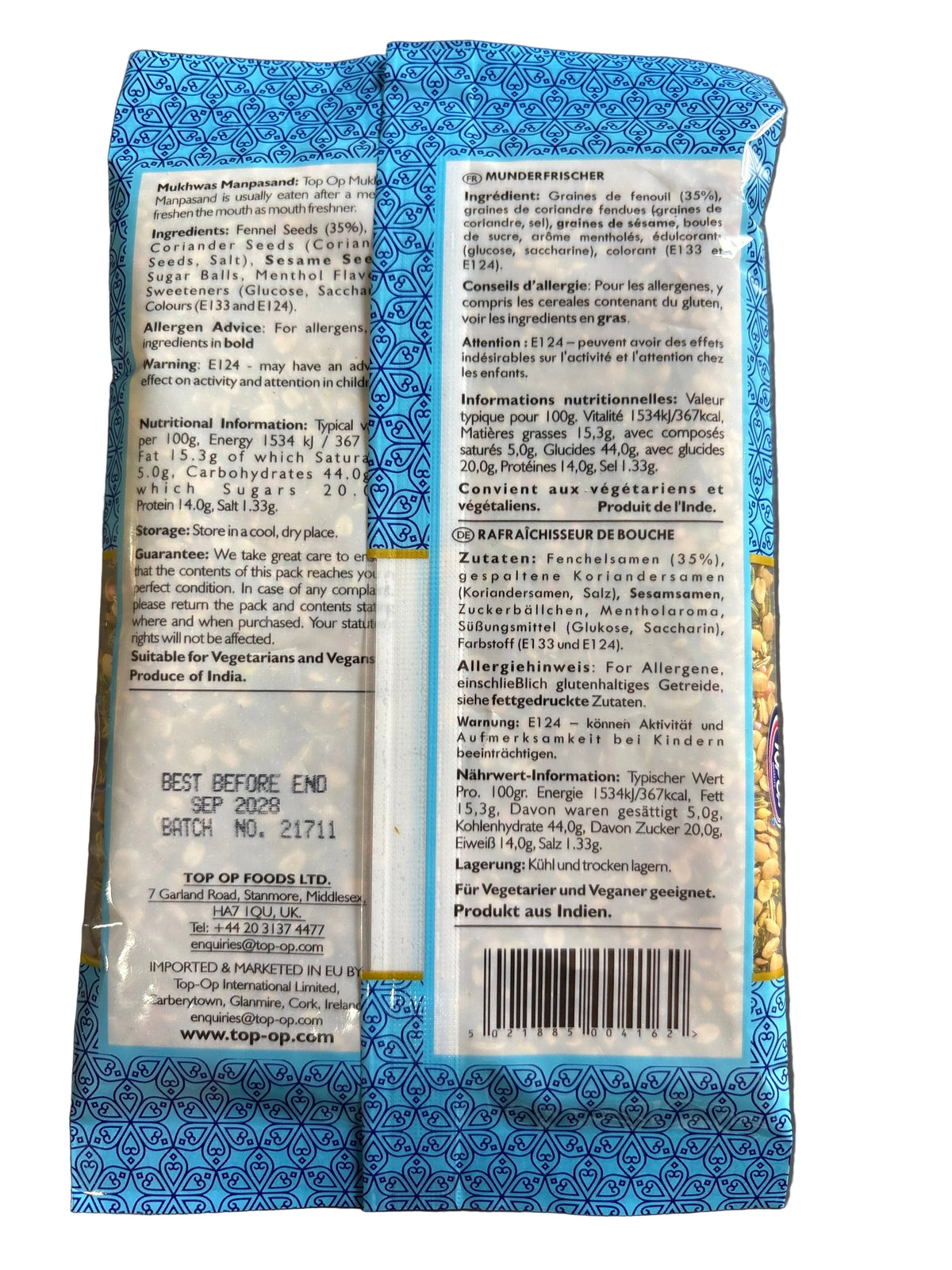 Top Op Mukhwas Manpasand 100g
