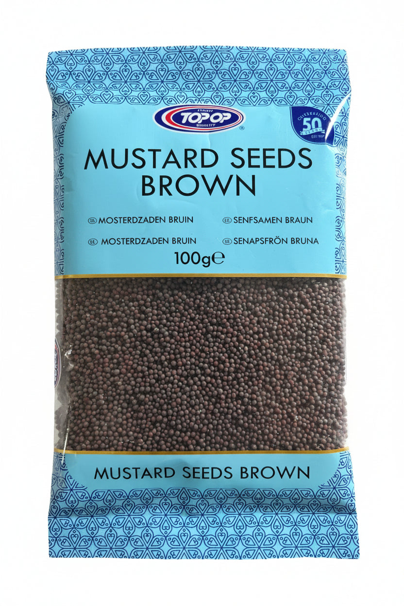 Top Op Mustard Seeds Brown 100g