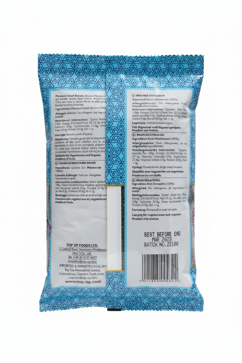 Top Op Mustard Seeds Brown 375g
