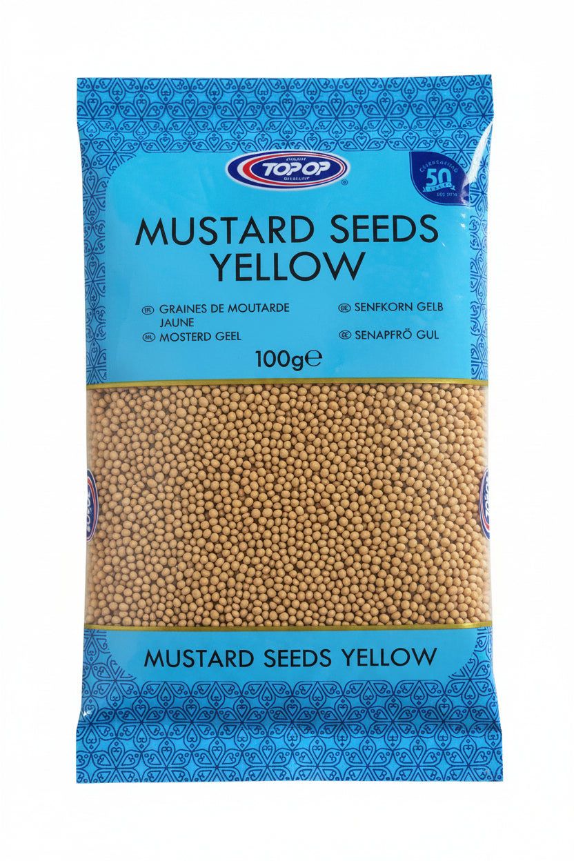 Top Op Mustard Seeds Yellow 100g