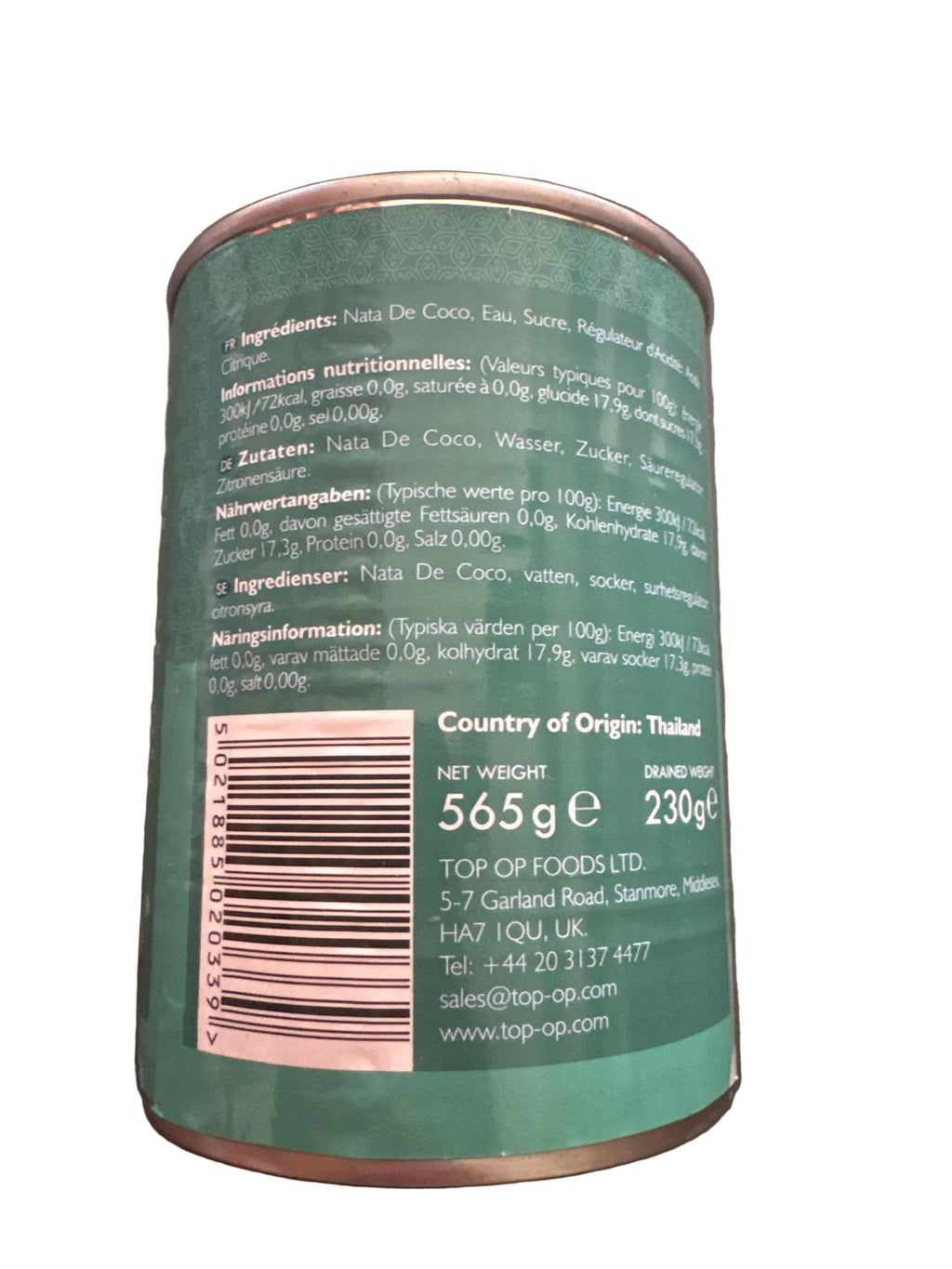Top Op Nata De Coco In Syrup 565g