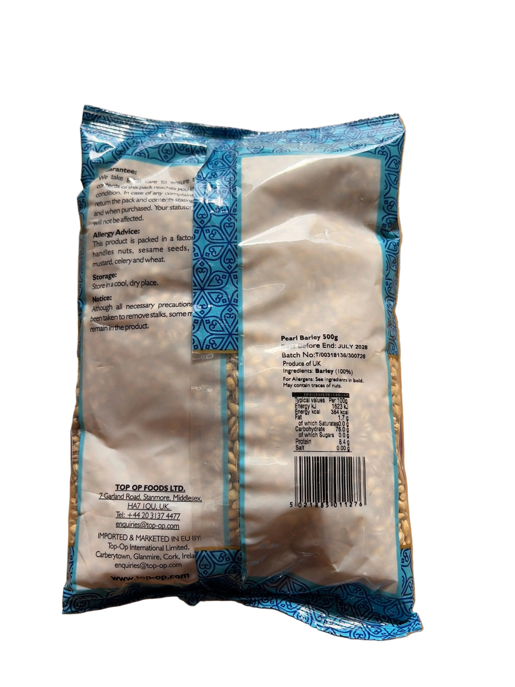 Top Op Pearl Barley 500g