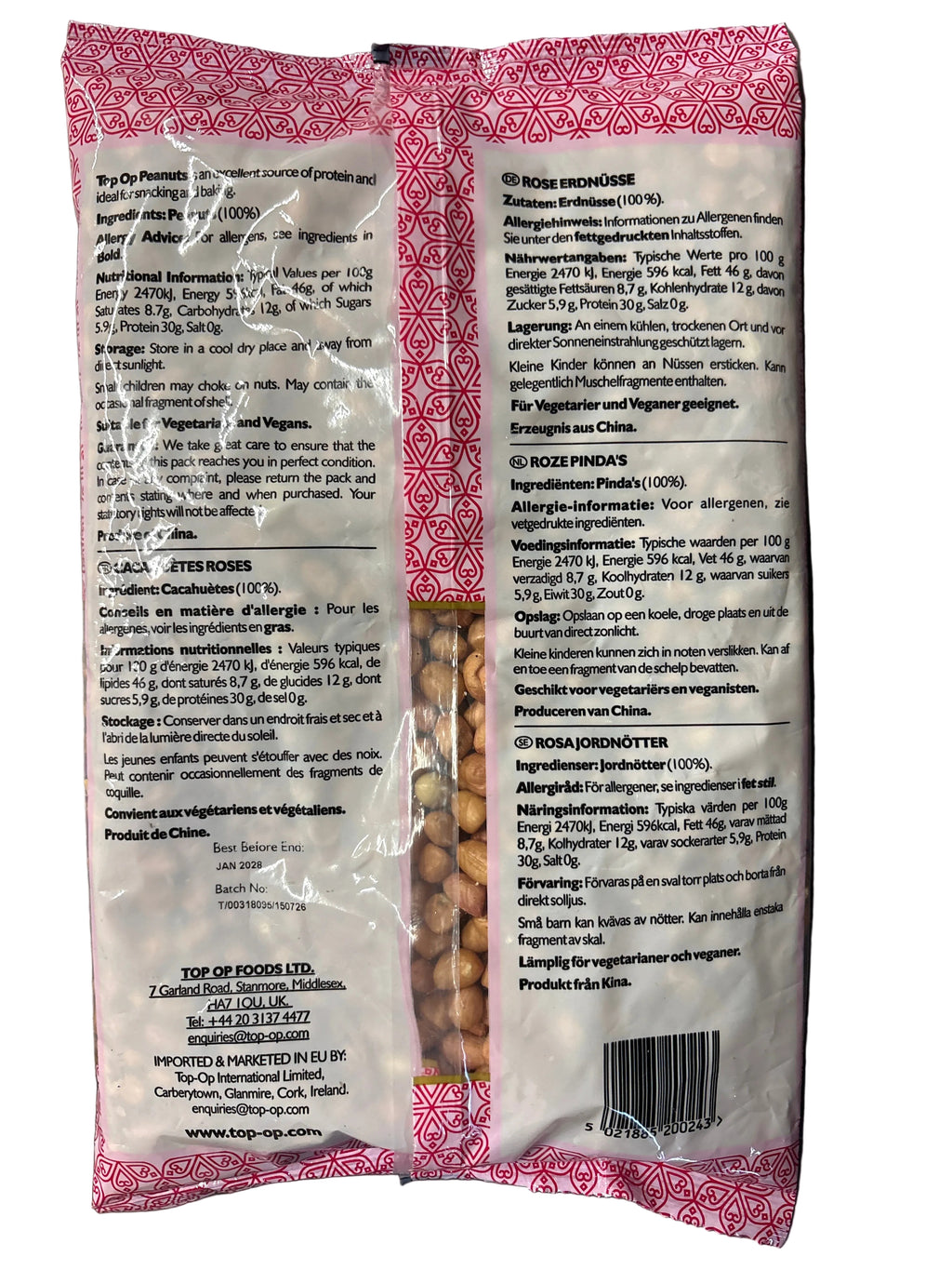 Top Op Pink Peanuts 1Kg