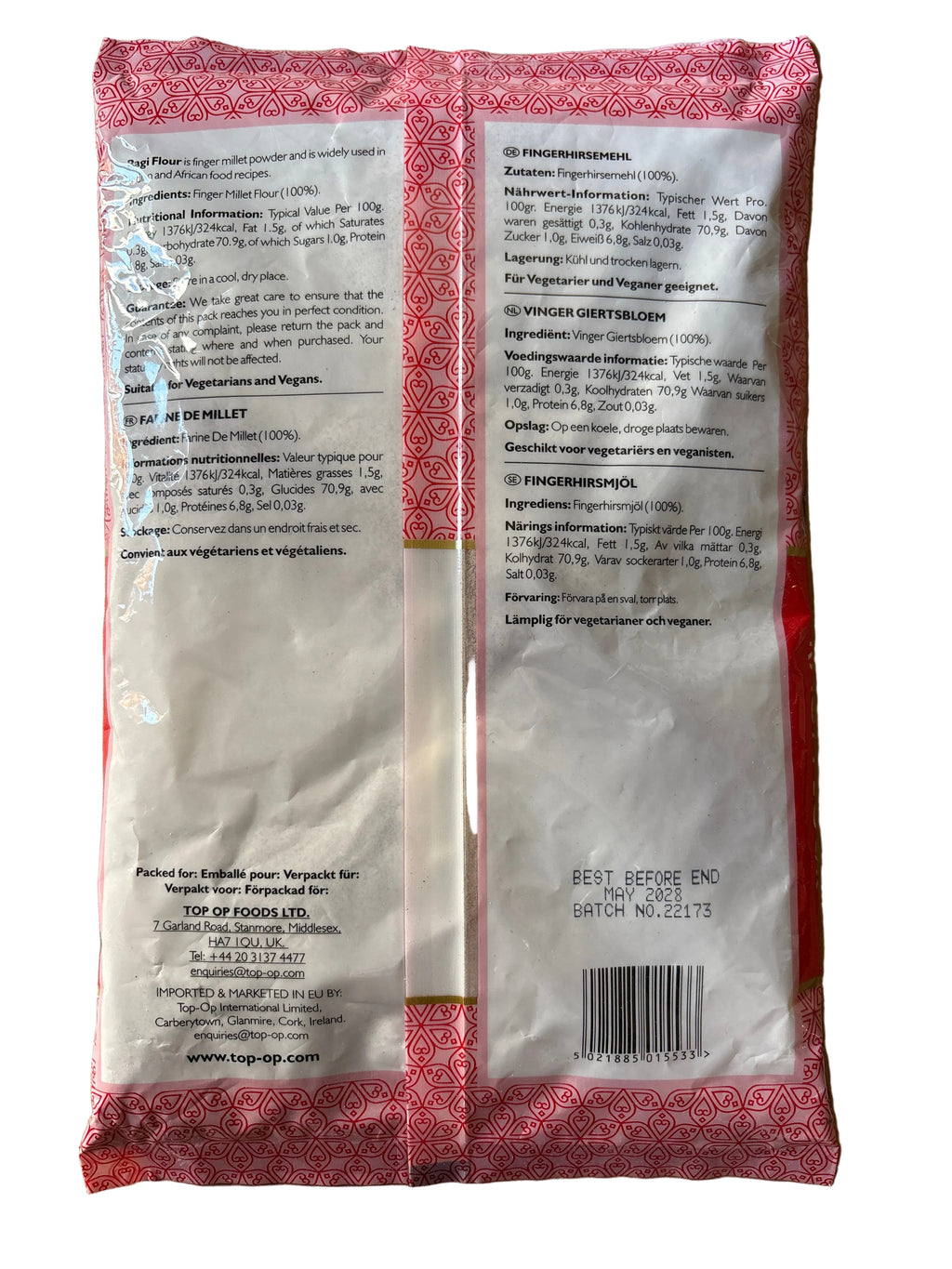 Top Op Ragi Flour 1kg