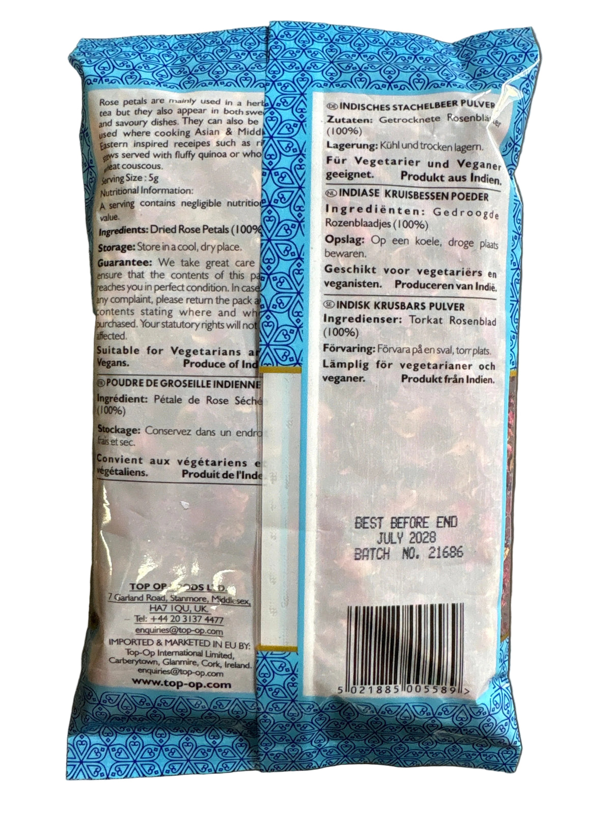 Top Op Rose Petal Dry 25g