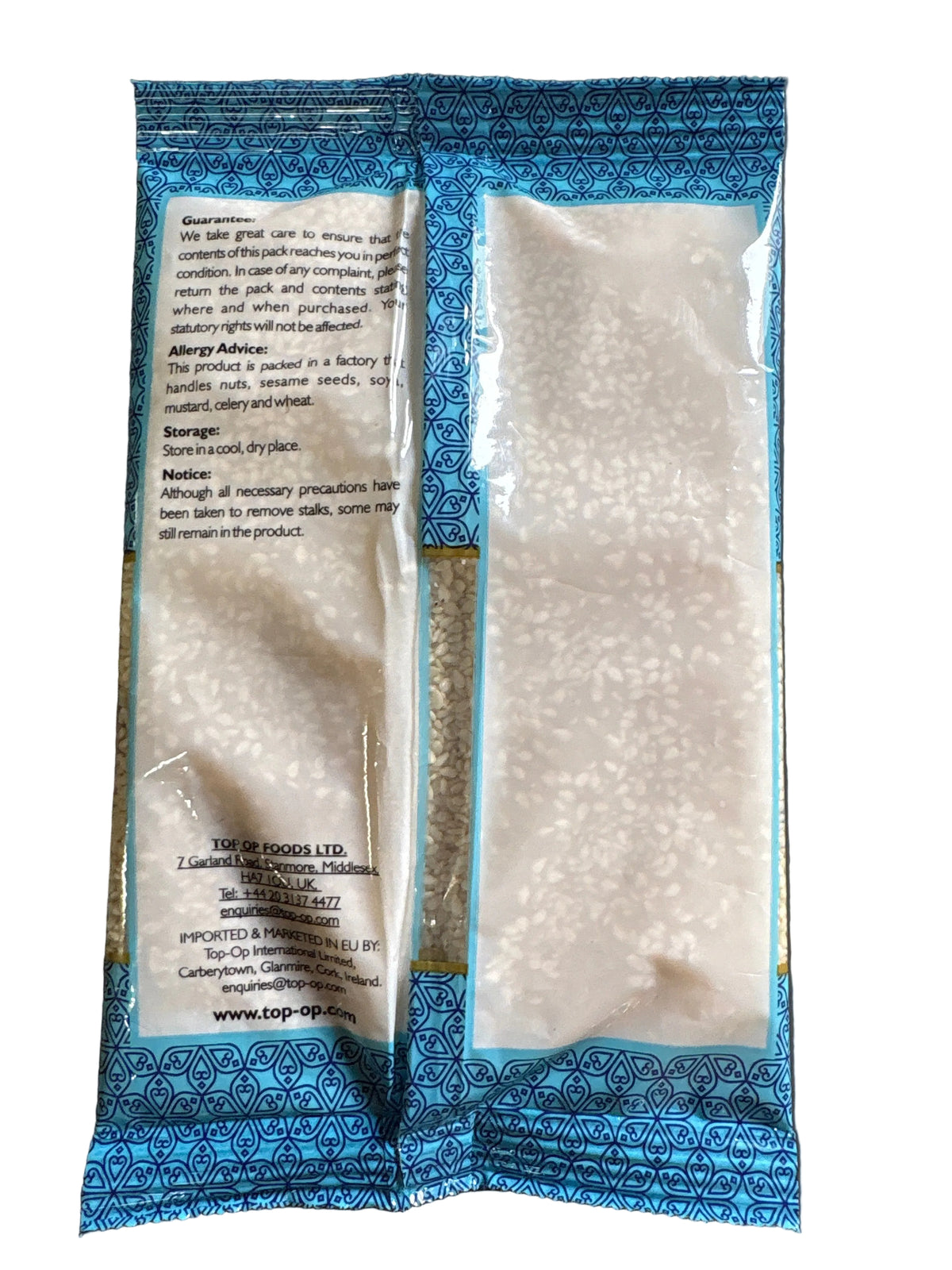 Top Op Sesame Seeds White 100g