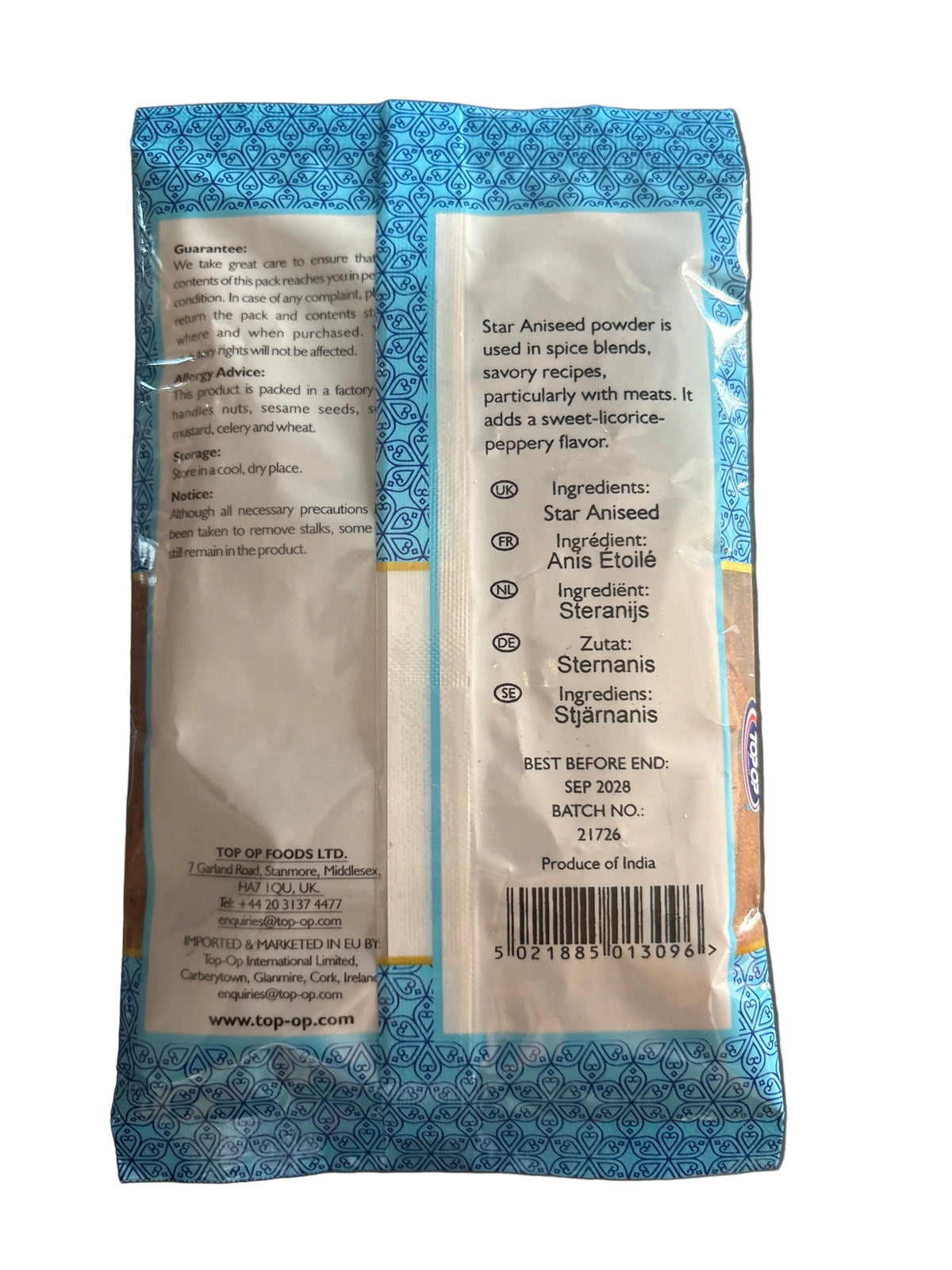 Top Op Star Aniseed Powder 50g