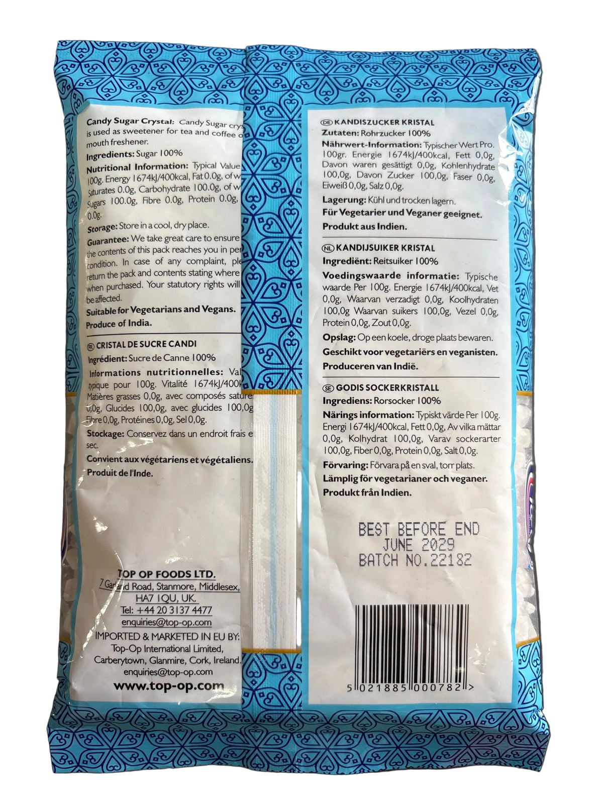 Top Op Sugar Candy Crystal  375g