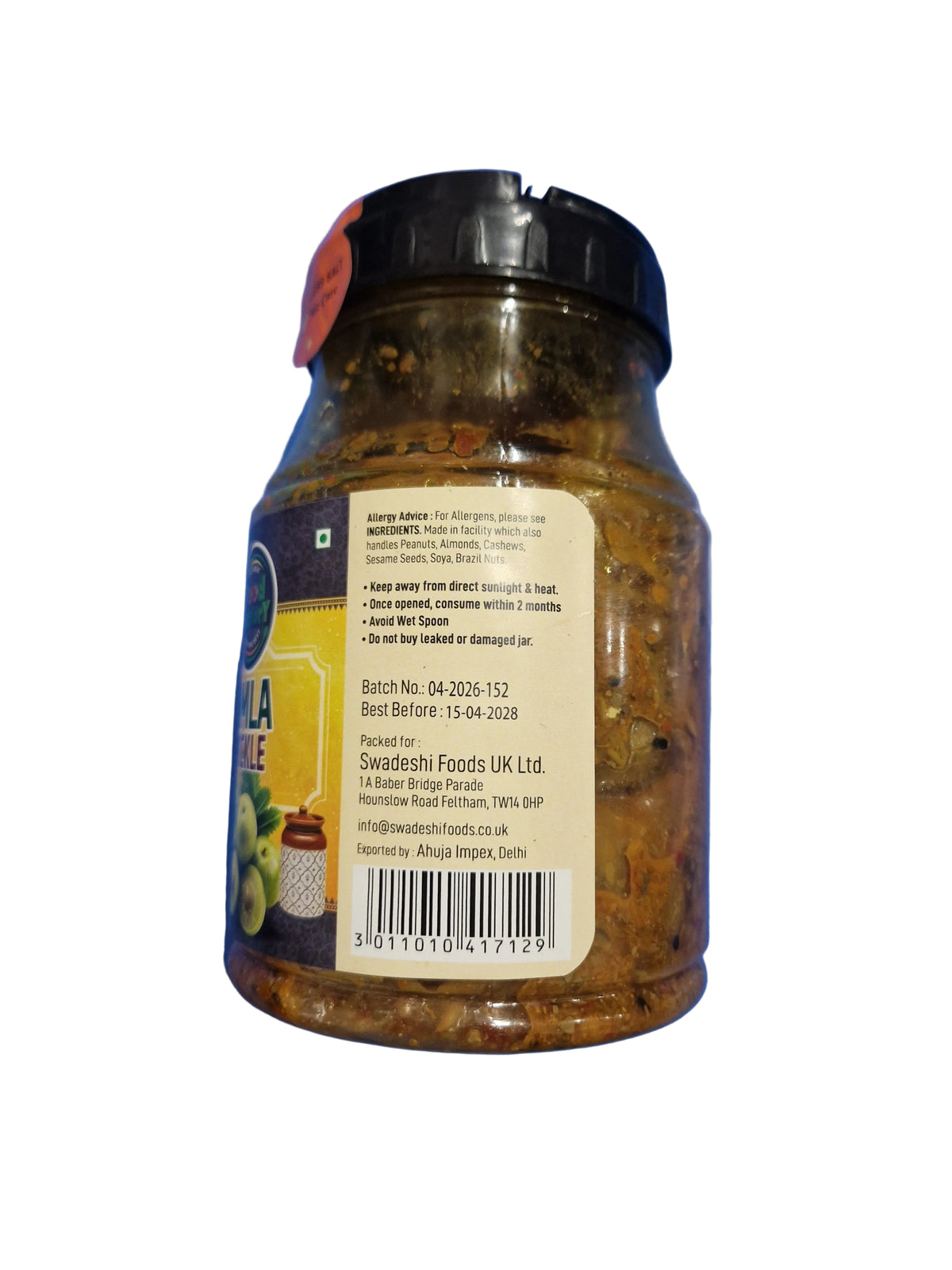 Food Factory Amla Pickle 900g
